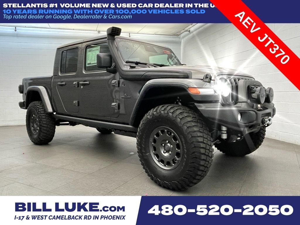 New 2026 Granite Crystal Metallic Clear-Coat Exterior Paint Jeep Rubicon X AEV JT370 image 1