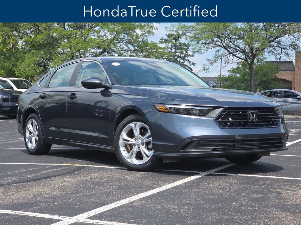 Certified Used 2025 Meteorite Gray Metallic Honda LX image 3