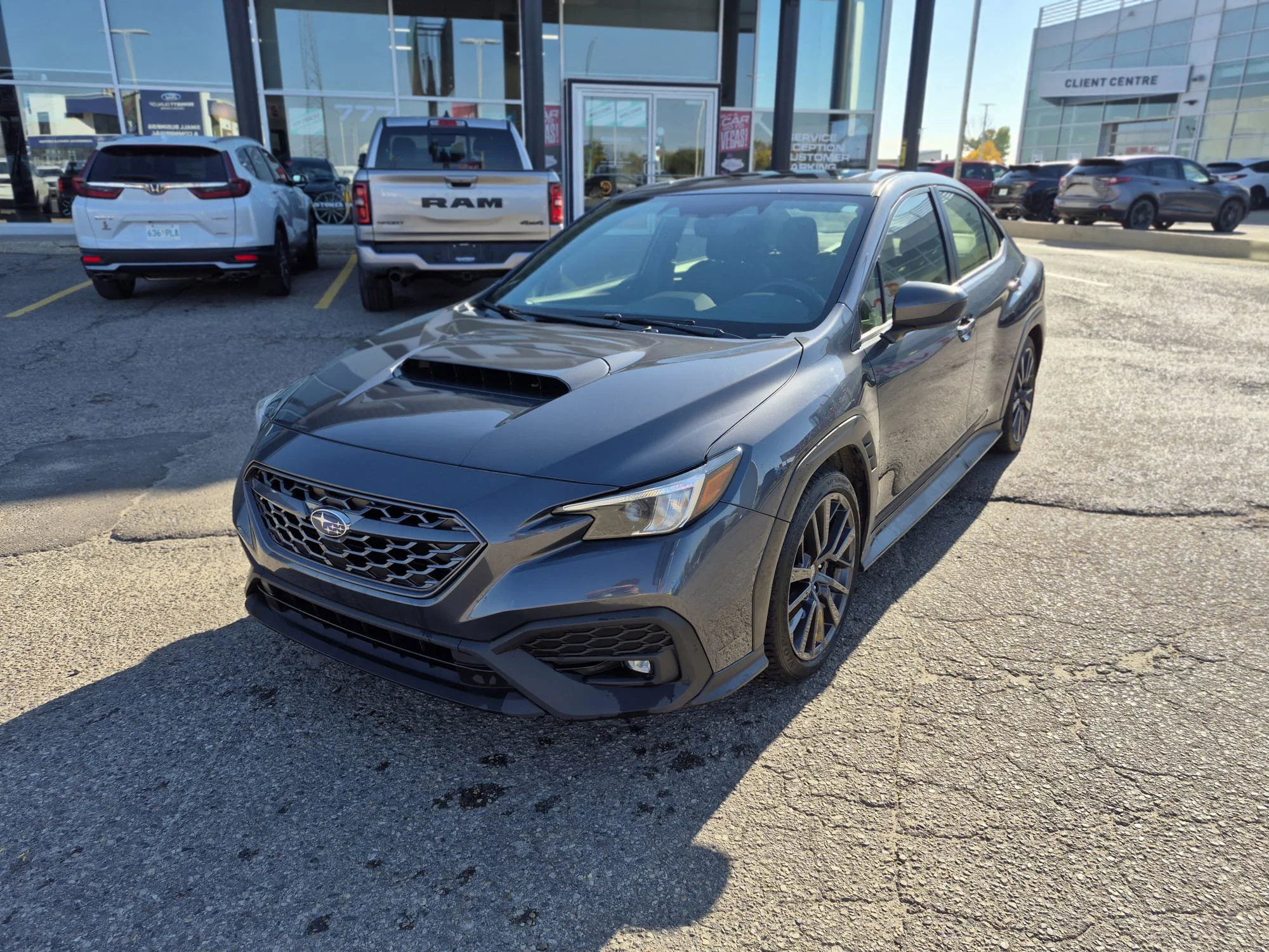Certified Used 2024 Magnetite Grey Metallic Subaru Sport AWD*271HP!! | 6spd Manual | Magnetite Grey | Htd Seats | Sunroof | CarPlay | Adaptive Cruise image 3