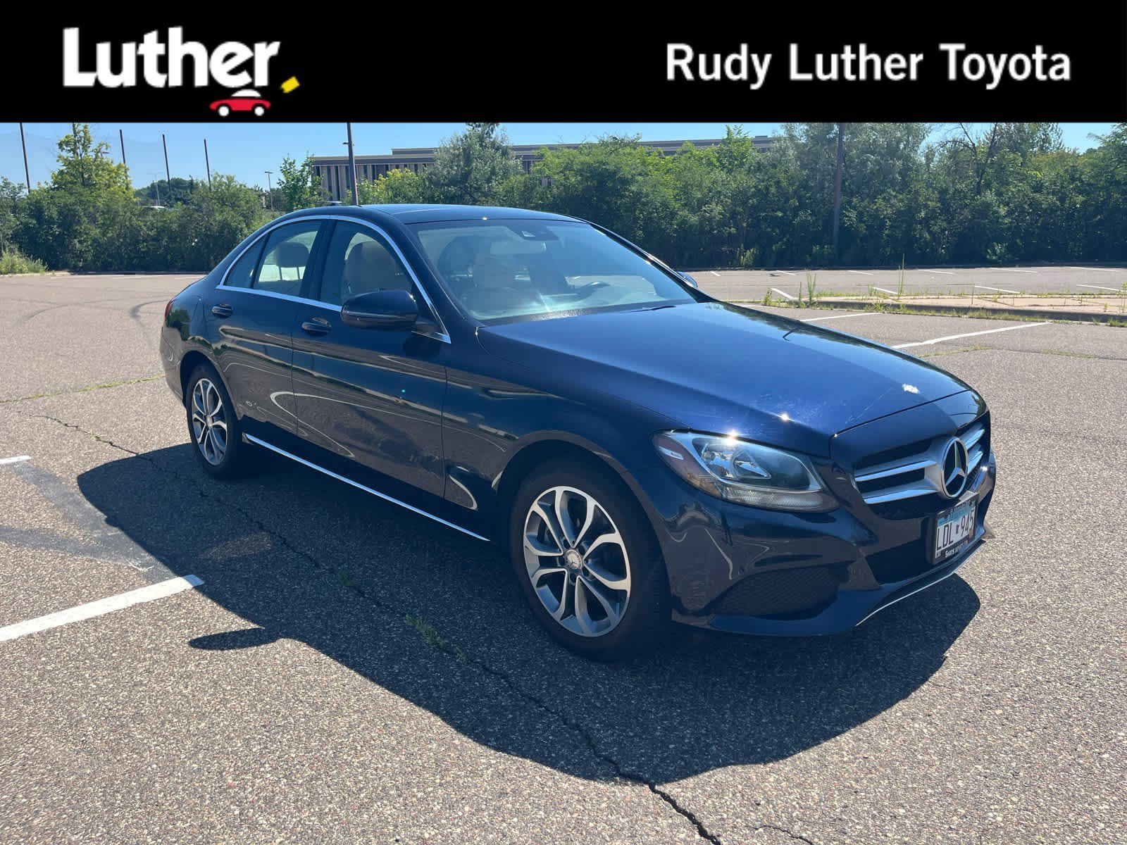 Used 2016 Lunar Blue Metallic Mercedes-Benz C 300 image 1