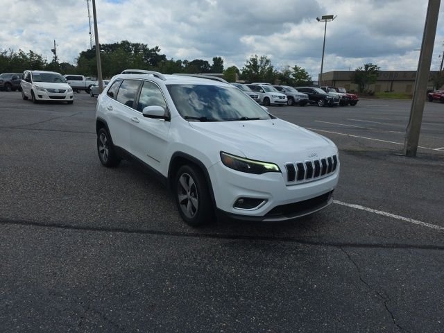 Used 2020 Bright White Clearcoat Jeep Limited image 1