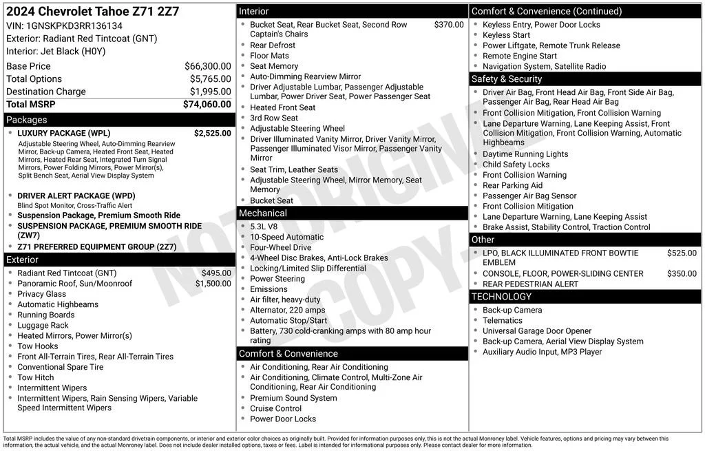 Used 2024 Radiant Red Tintcoat Chevrolet Z71 image 40