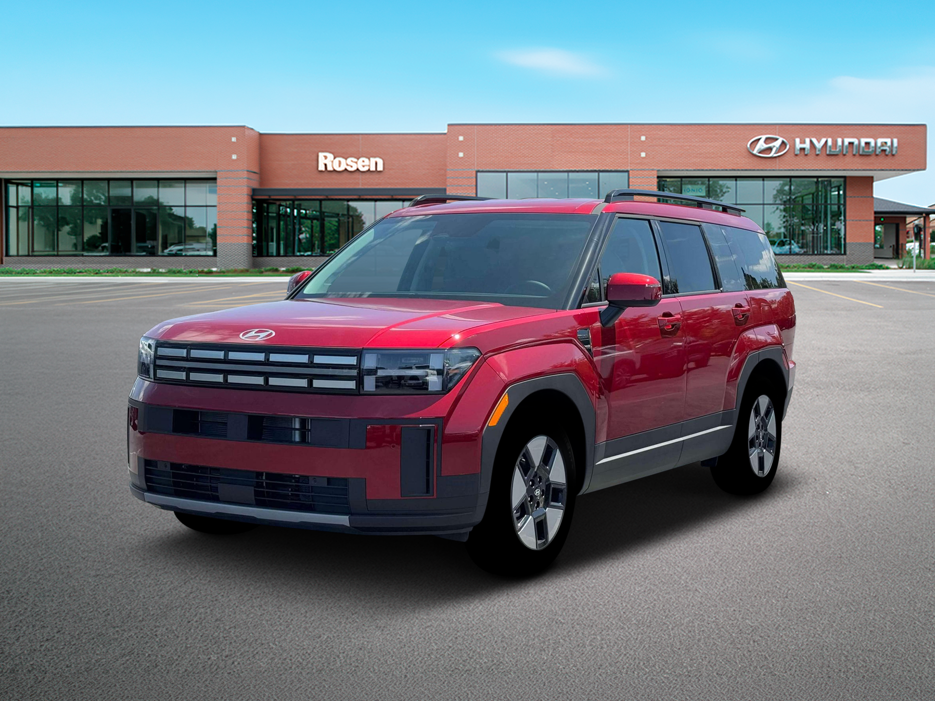 New 2026 Red Hyundai SEL image 1