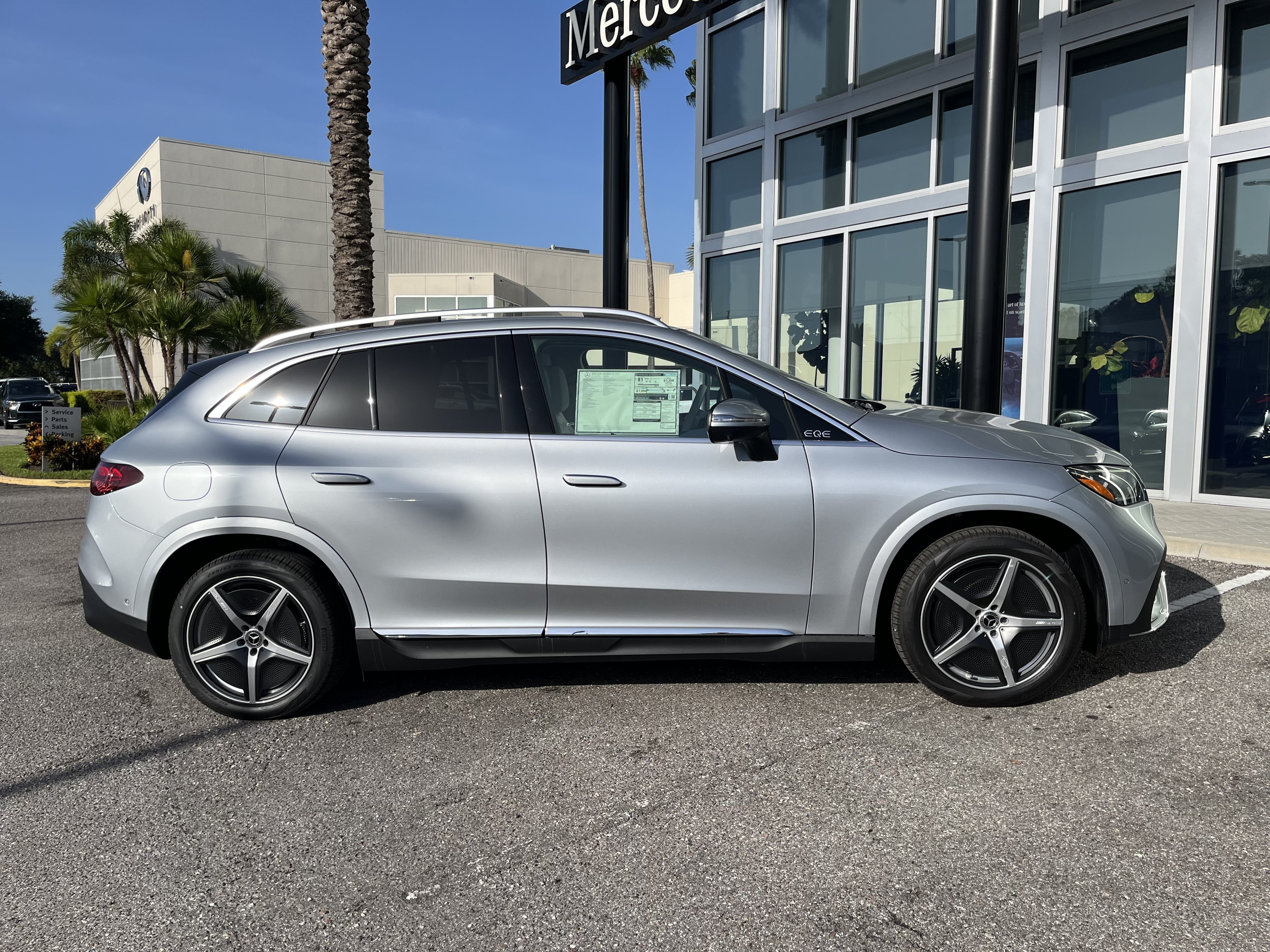 New 2026 Cirrus Silver Metallic Mercedes-Benz EQE 320 image 8
