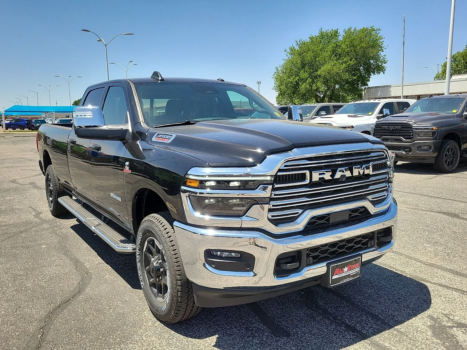 New 2026 Diamond Black Crystal Pearlcoat Ram LARAMIE CREW CAB 4X4 8