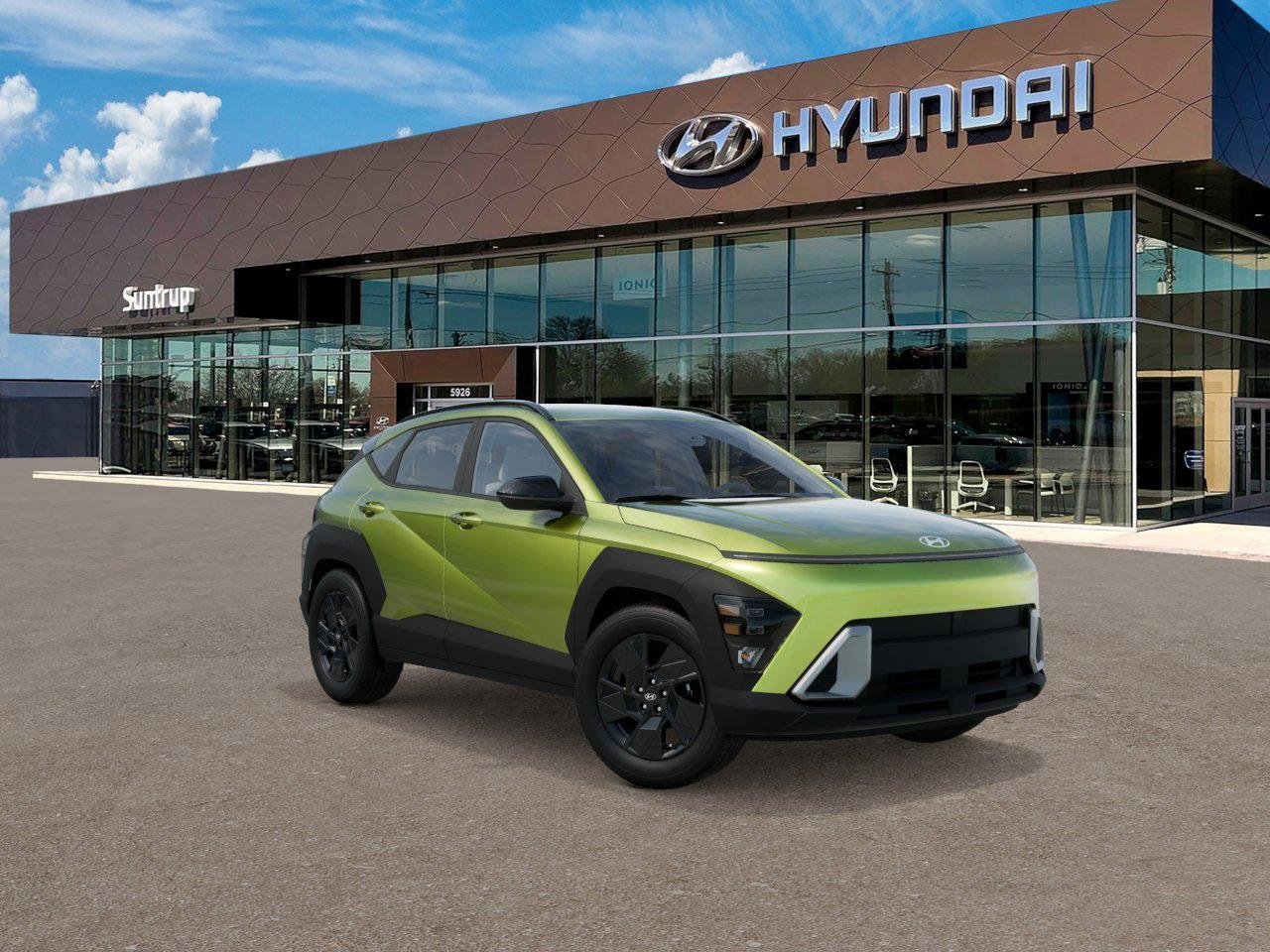New 2027 Neoteric Yellow Hyundai SEL Sport AWD image 2