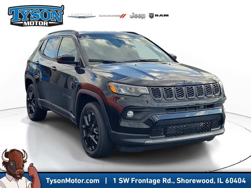 New 2026 Diamond Black Crystal Pearlcoat Jeep Latitude image 1