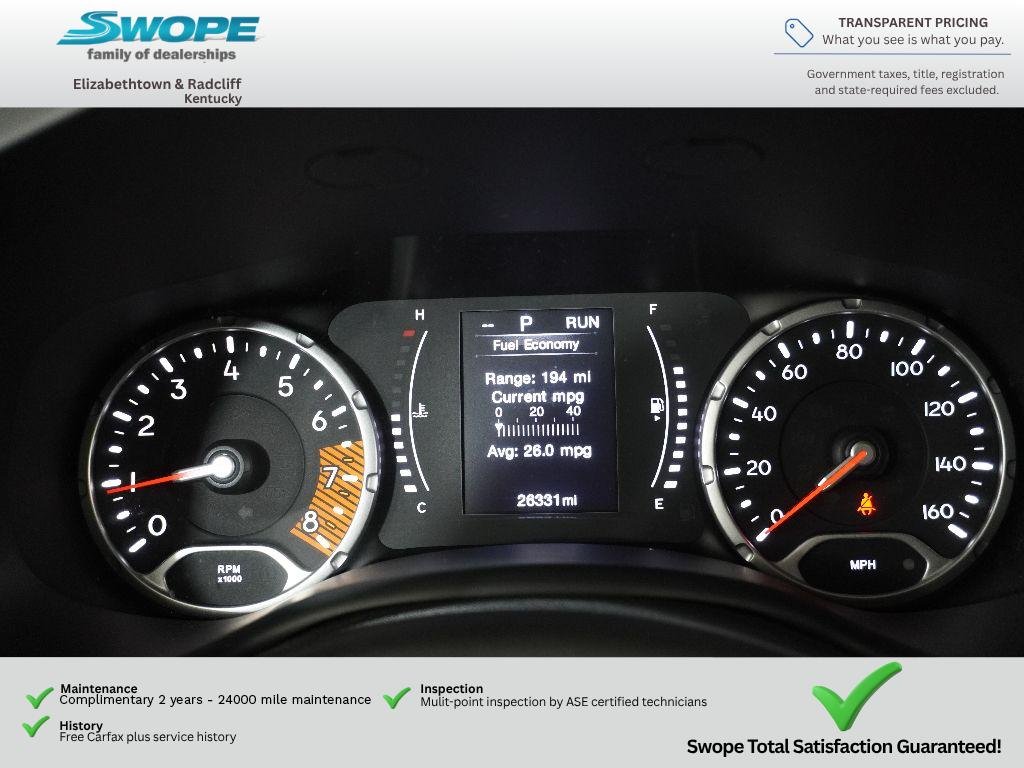 Used 2022 Colorado Red Clearcoat Jeep Sport image 18