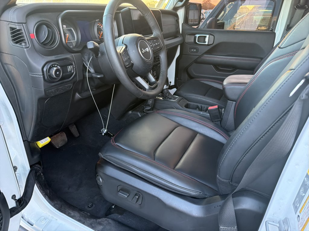Used 2025 Bright White Clearcoat Jeep Rubicon image 7