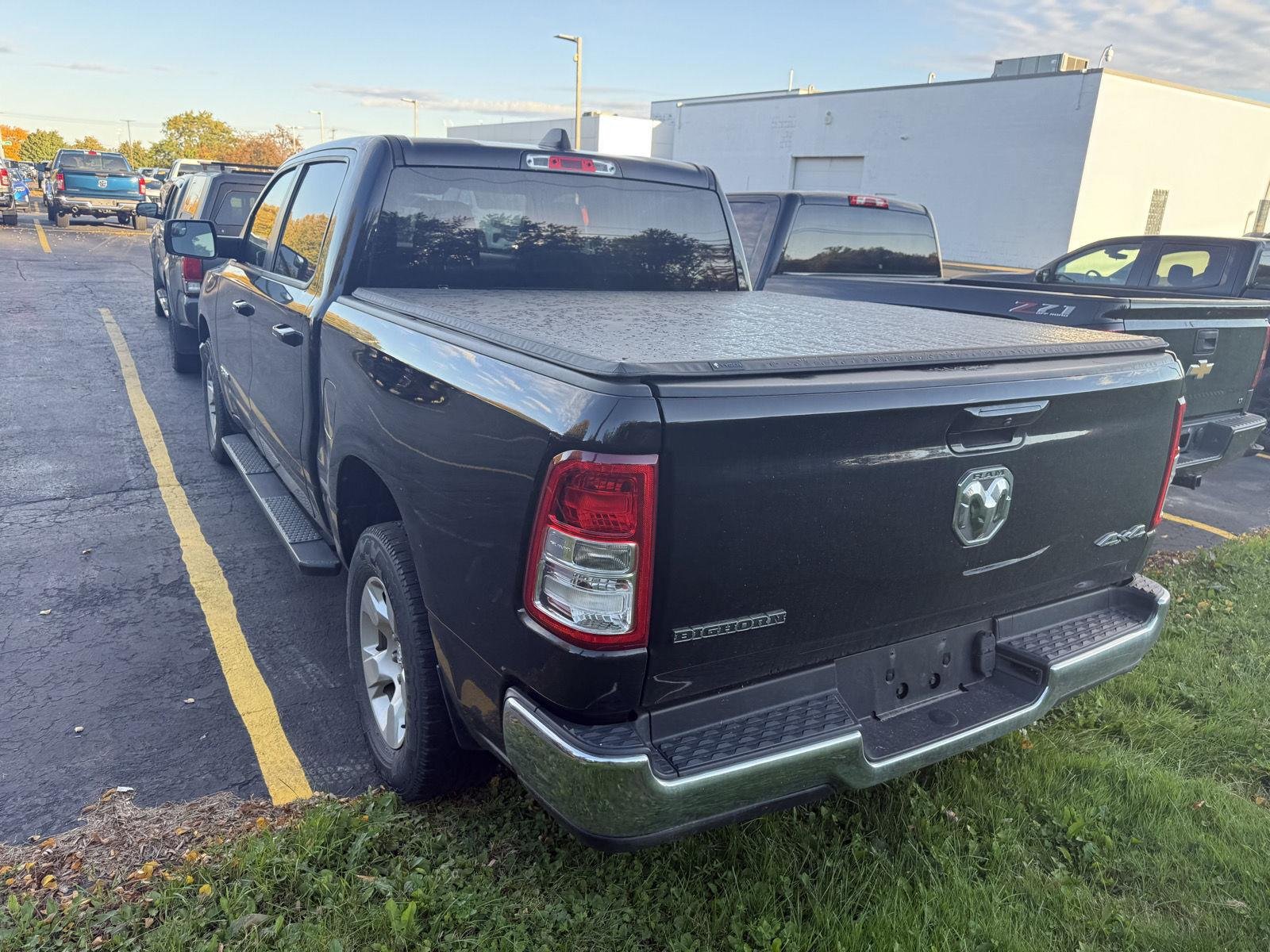 Used 2021 Diamond Black Crystal Pearlcoat Ram Big Horn image 4