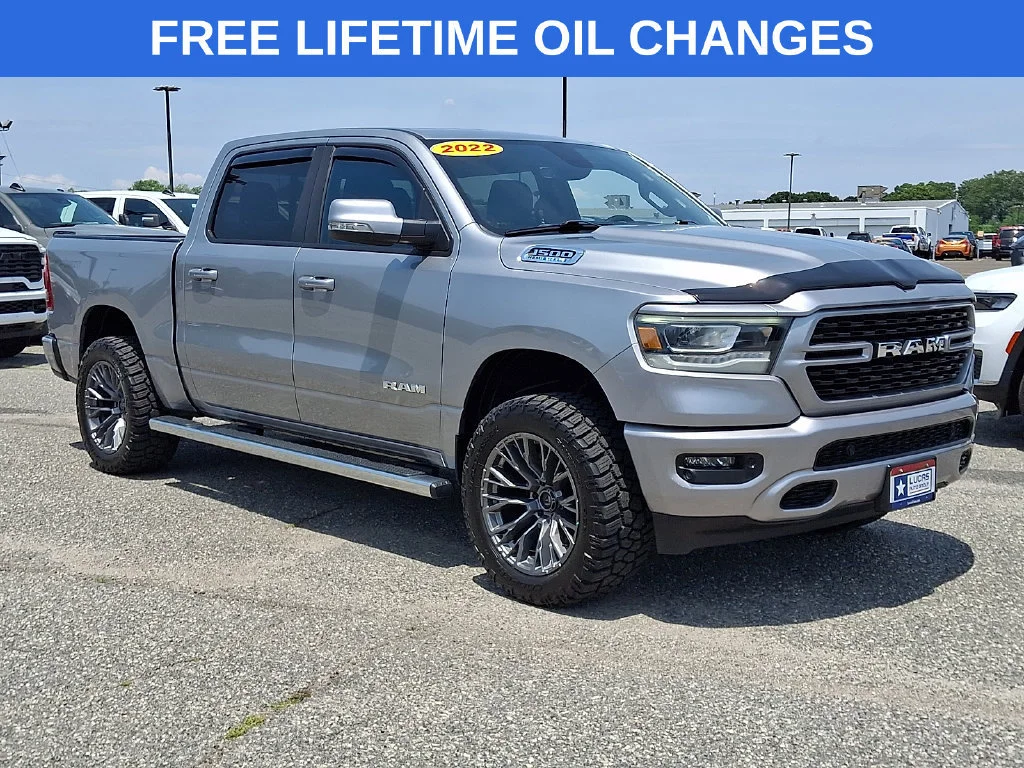 Used 2022 Billet Silver Metallic Clearcoat Ram Big Horn image 1