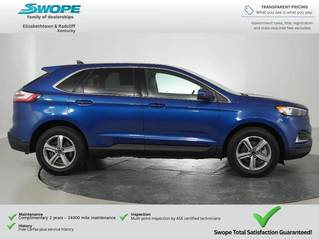 Certified Used 2023 Atlas Blue Ford SEL image 3