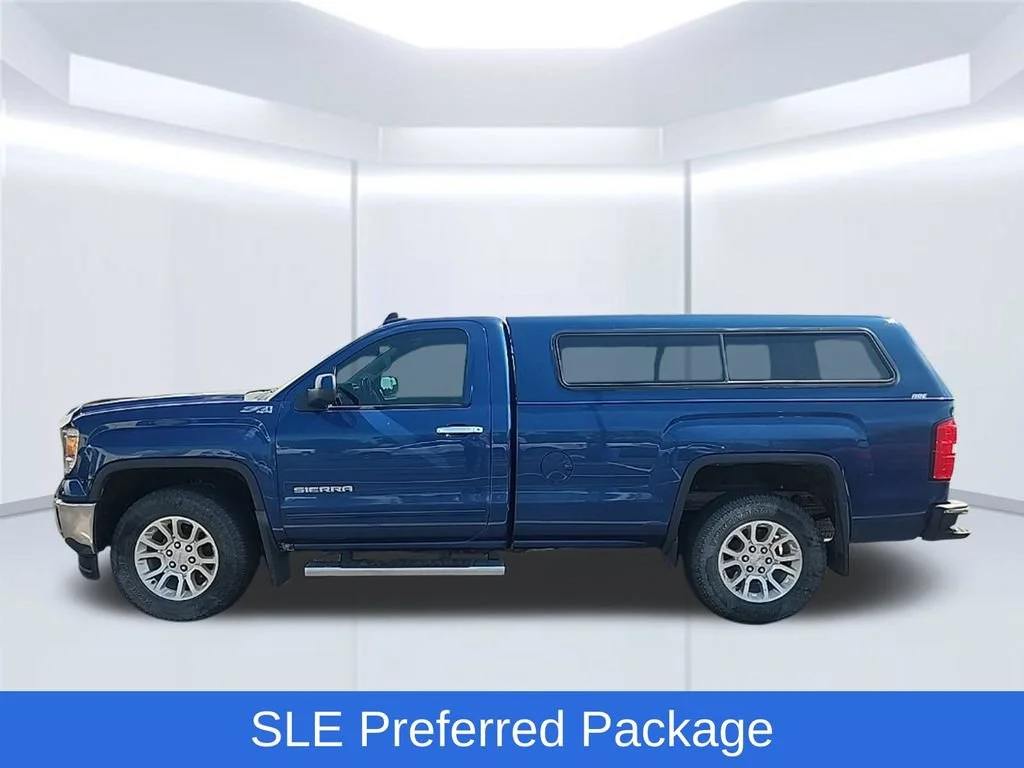 Used 2015 STONE BLUE METALLIC GMC SLE image 7