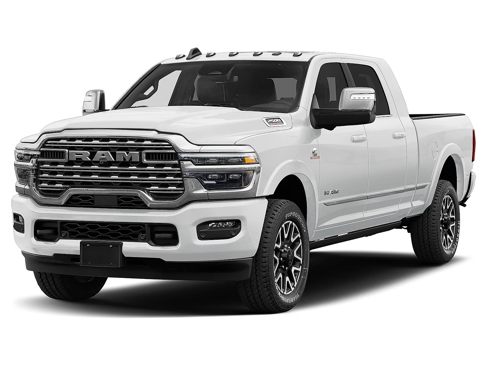 New 2027 Bright White Ram LONGHORN MEGA CAB 4X4 6