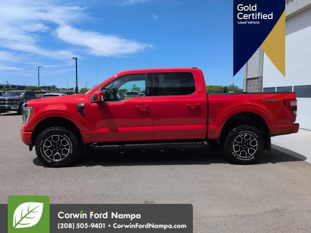 Certified Used 2021 Red Ford Lariat image 8