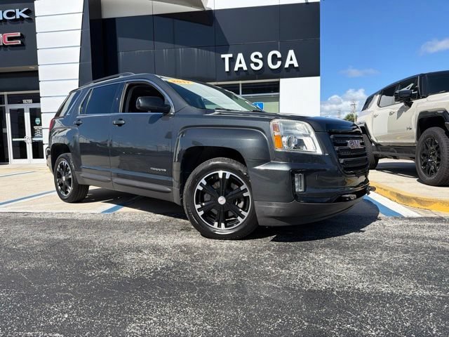 Used 2017 GRAPHITE GRAY METALLIC GMC SLT image 1