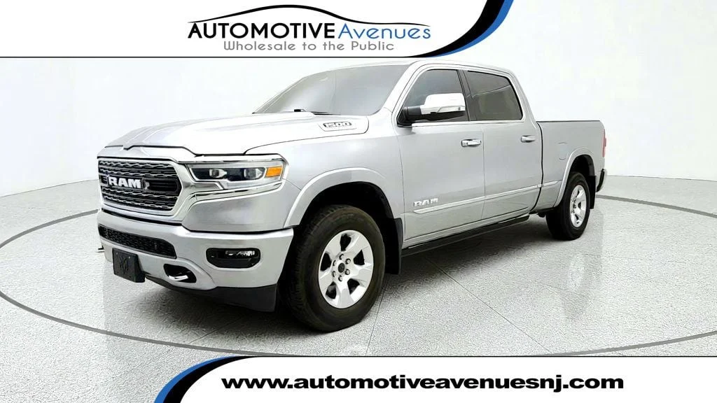 Used 2021 Billet Silver Metallic Clearcoat Ram Limited 4x4 Crew Cab 5