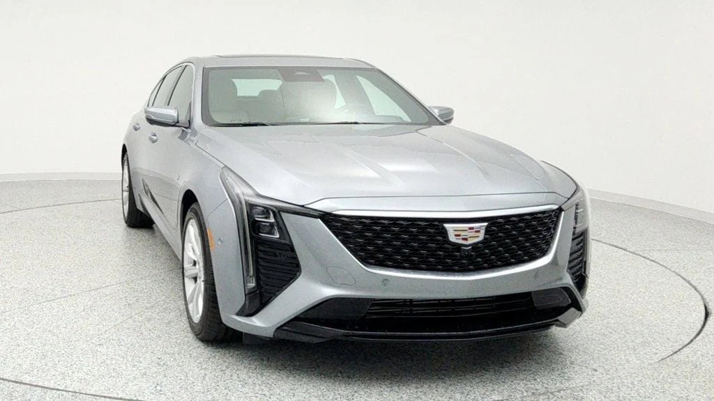 Used 2025 Argent Silver Metallic Cadillac 4dr Sedan Premium Luxury w/ Technology and Sun & Sound Packages image 2