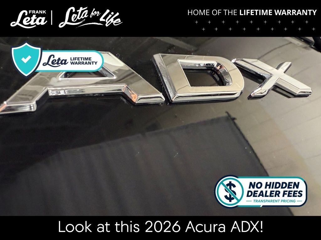 New 2026 Crystal Black Pearl Acura w/A-Spec Package image 6