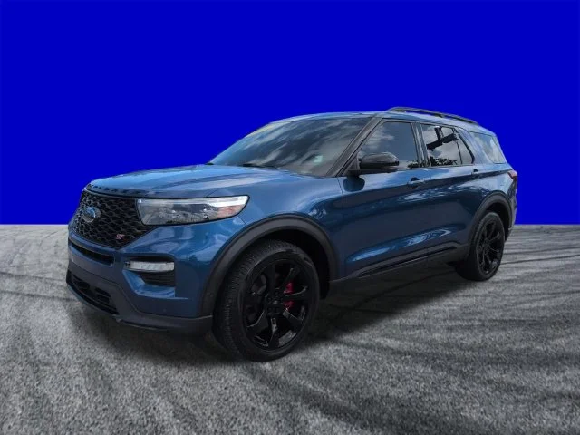 Used 2021 Atlas Blue Metallic Ford ST image 8