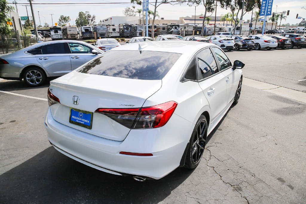 Certified Used 2024 Platinum White Pearl Honda 2.0L 4D SPORT image 7