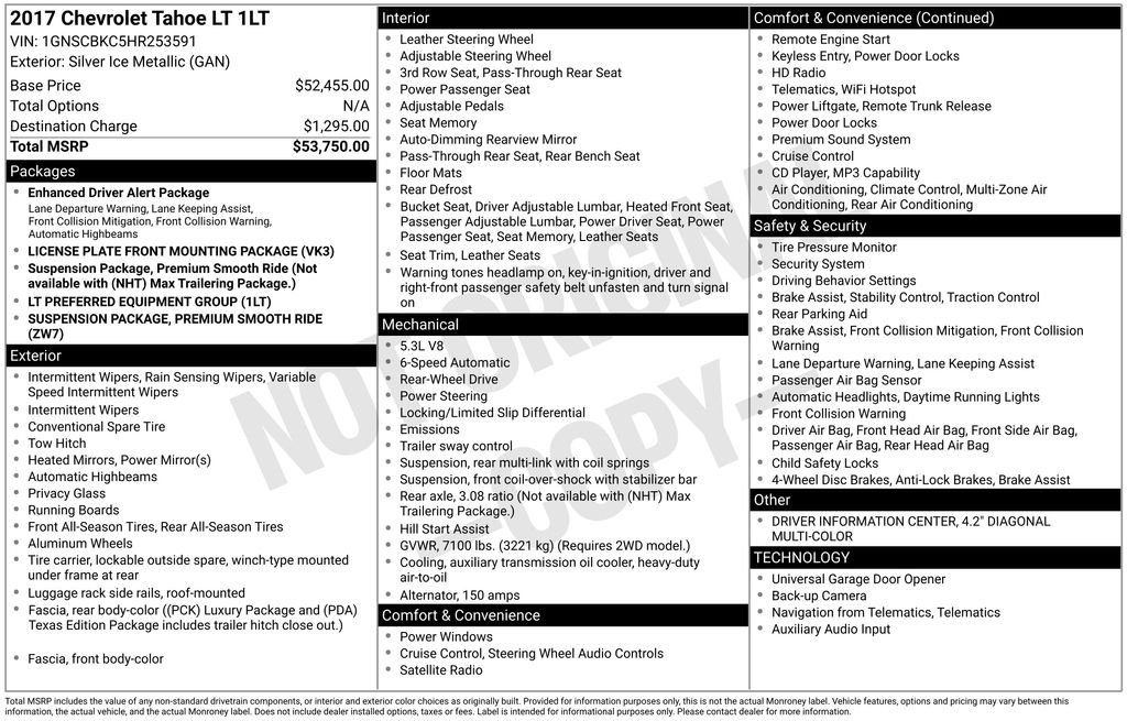 Used 2017 Silver Ice Metallic Chevrolet LT image 12