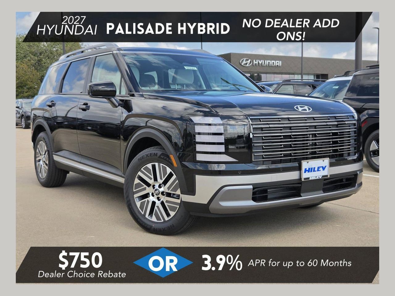 New 2027 Abyss Black Pearl Hyundai Blue SEL 7P image 1