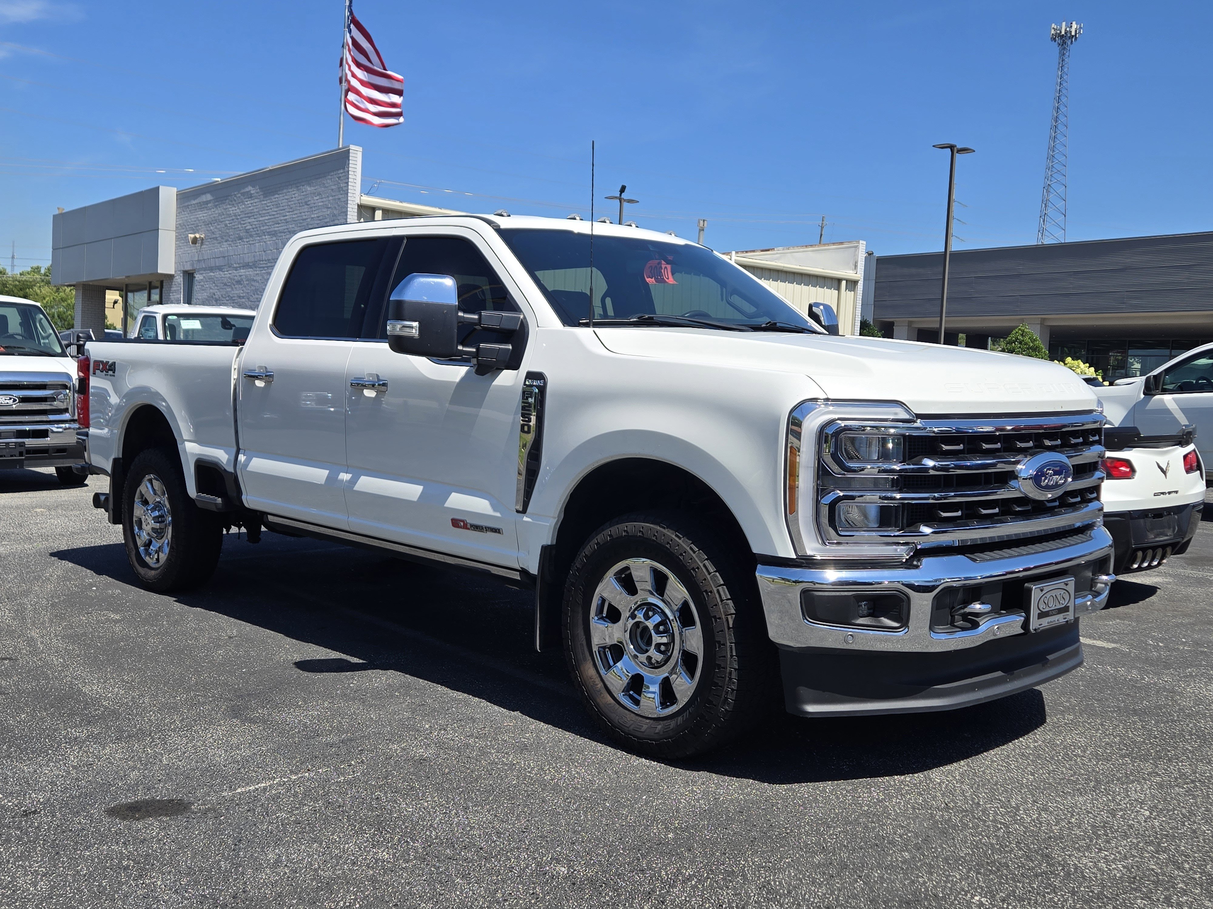 Certified Used 2023 Star White Metallic Tri-Coat Ford King Ranch image 3