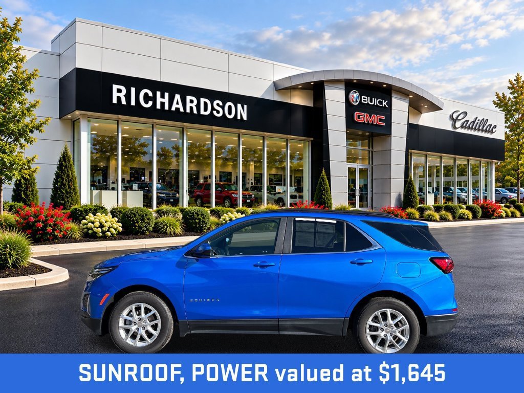 Used 2024 Riptide Blue Metallic Chevrolet LT image 2