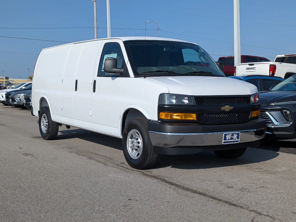 New 2026 Summit White Chevrolet Work Van image 1