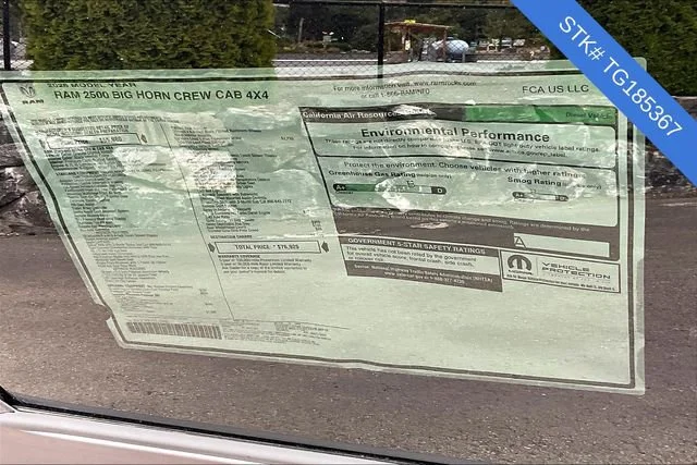 New 2026 Granite Crystal Metallic Clear-Coat Exterior Paint RAM Big Horn image 5