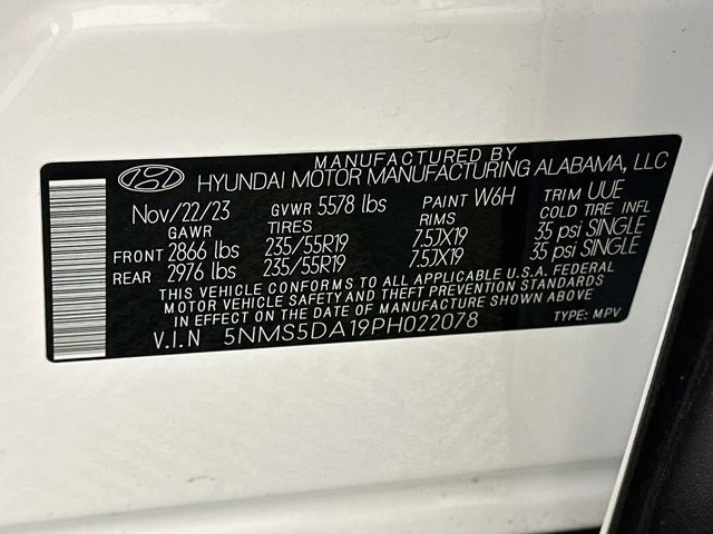 Certified Used 2023 White Hyundai Limited image 27