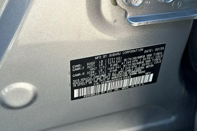 Used 2025 Silver Subaru Premium image 36