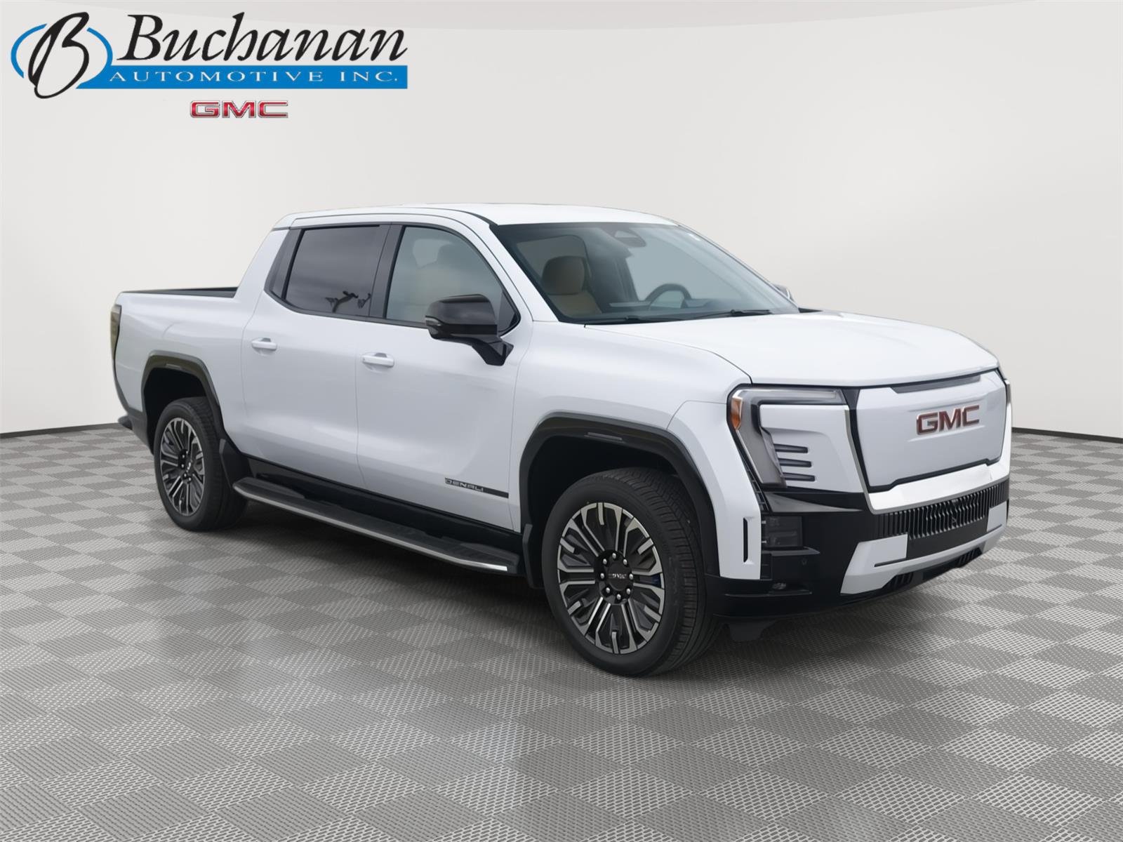 New 2026 Glacier White Tricoat GMC Denali Standard Range image 1