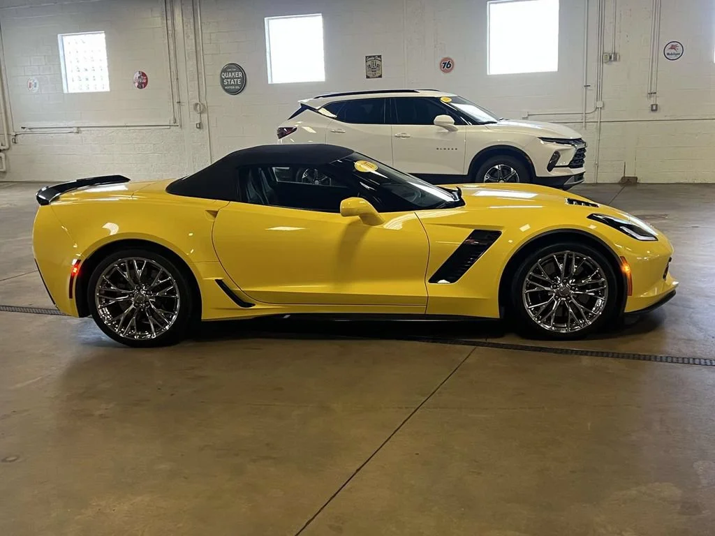 Used 2017 CORVETTE RACING YELLOW TINTCOAT Chevrolet Z06 2LZ image 6