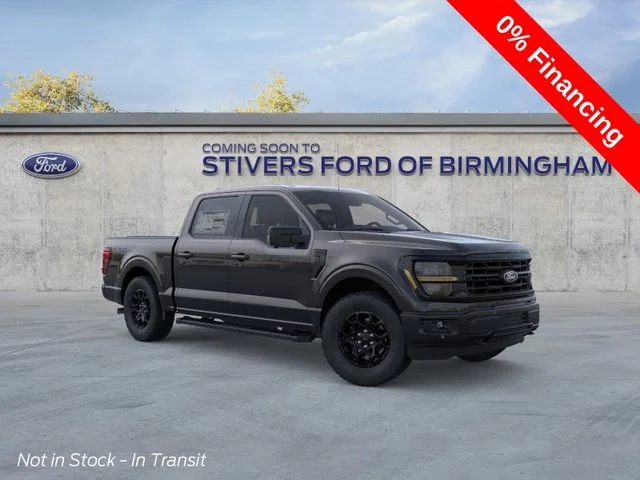 New 2026 Agate Black Metallic Ford XLT image 1
