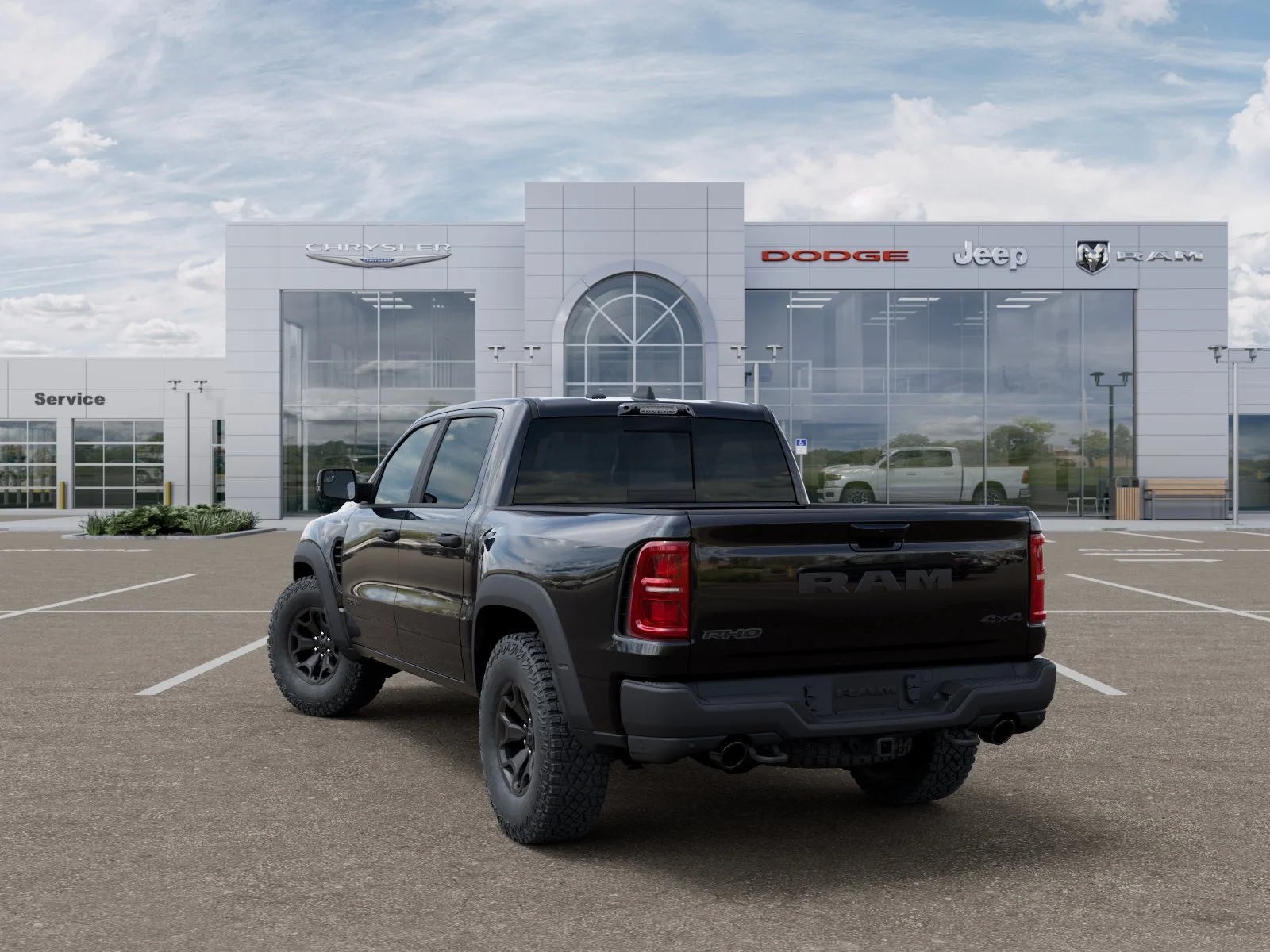 New 2026 Diamond Black Crystal Pearl-Coat Exterior Paint RAM RHO image 31