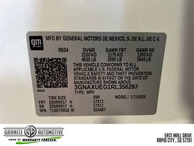 Used 2024 White Chevrolet LT image 30