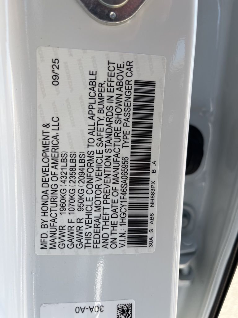 2025 Honda Accord SE - Photo 5