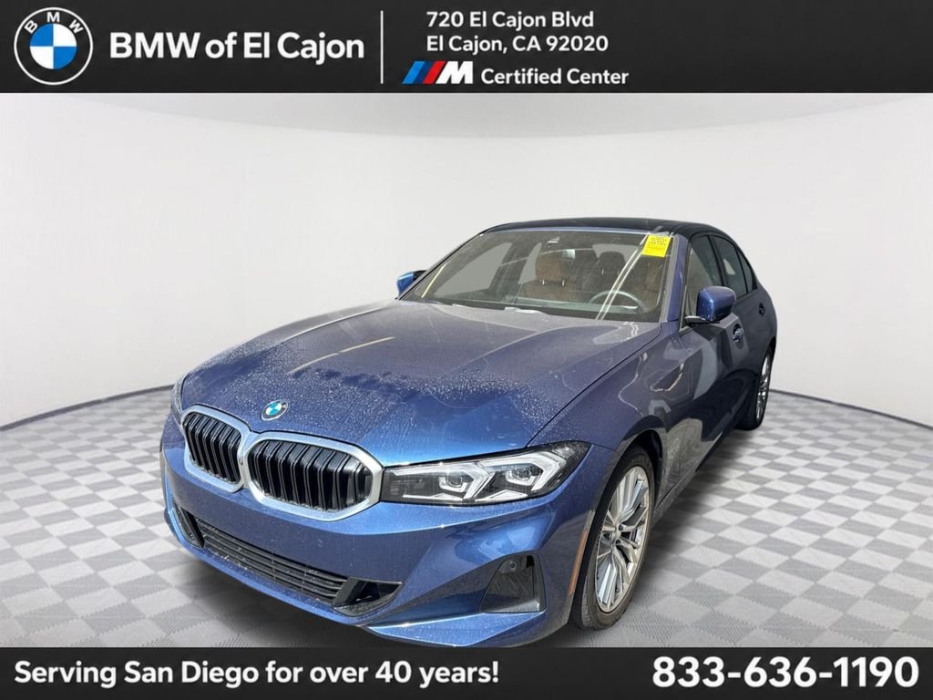 Used 2023 Blue BMW 330i image 1