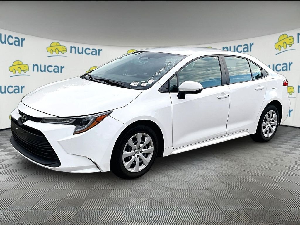 Used 2024 White Toyota LE image 3