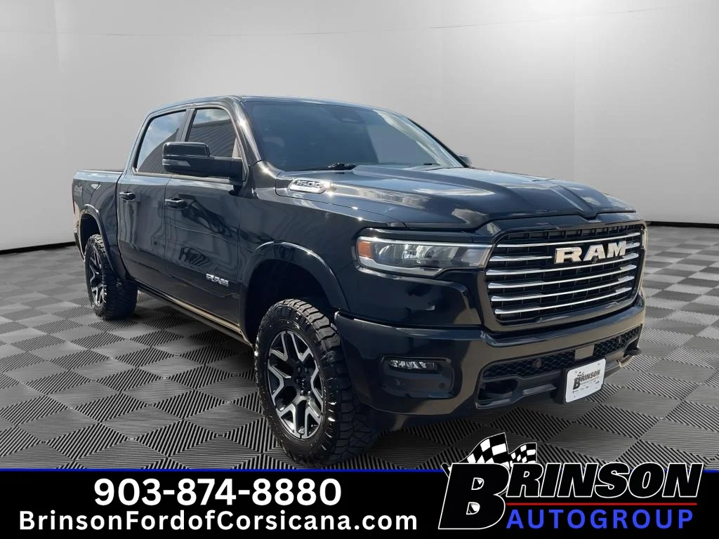 Used 2025 Diamond Black Ram Laramie image 3