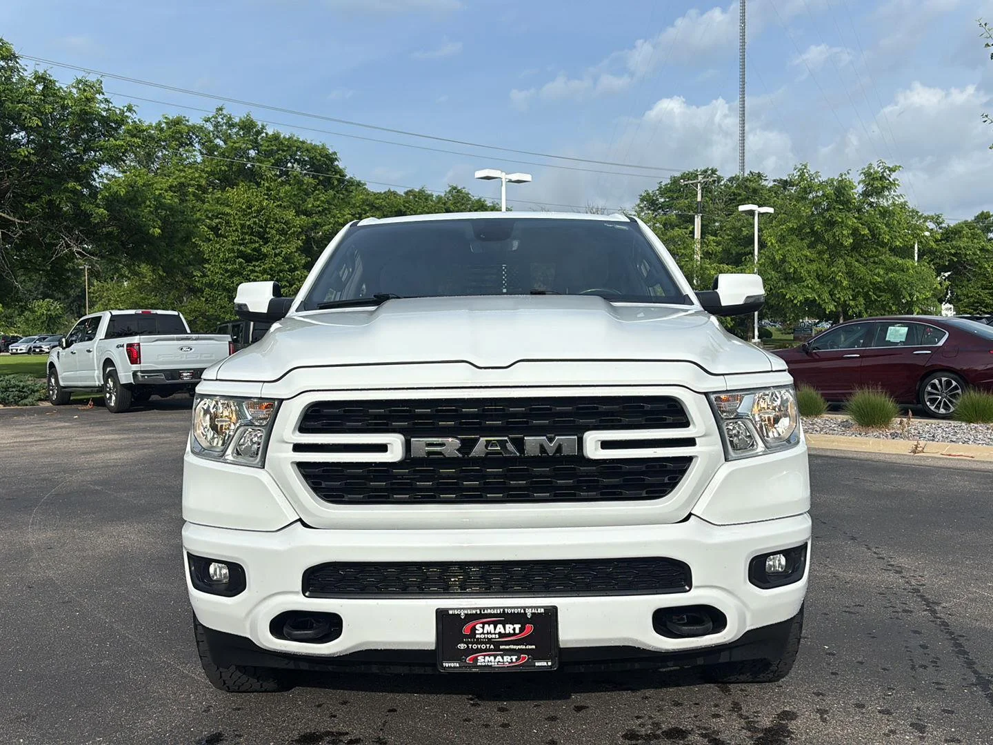 Used 2023 Bright White Clearcoat Ram Big Horn image 6