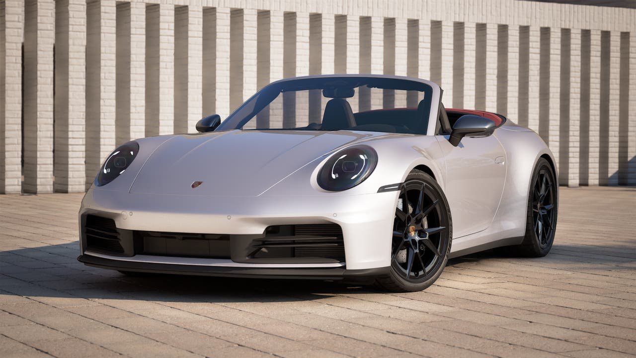 New 2027 Ice Grey Metallic Porsche Carrera T Cabriolet image 1