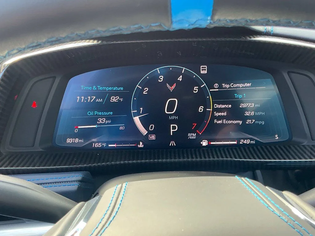 Used 2021 Blue Chevrolet Stingray image 26