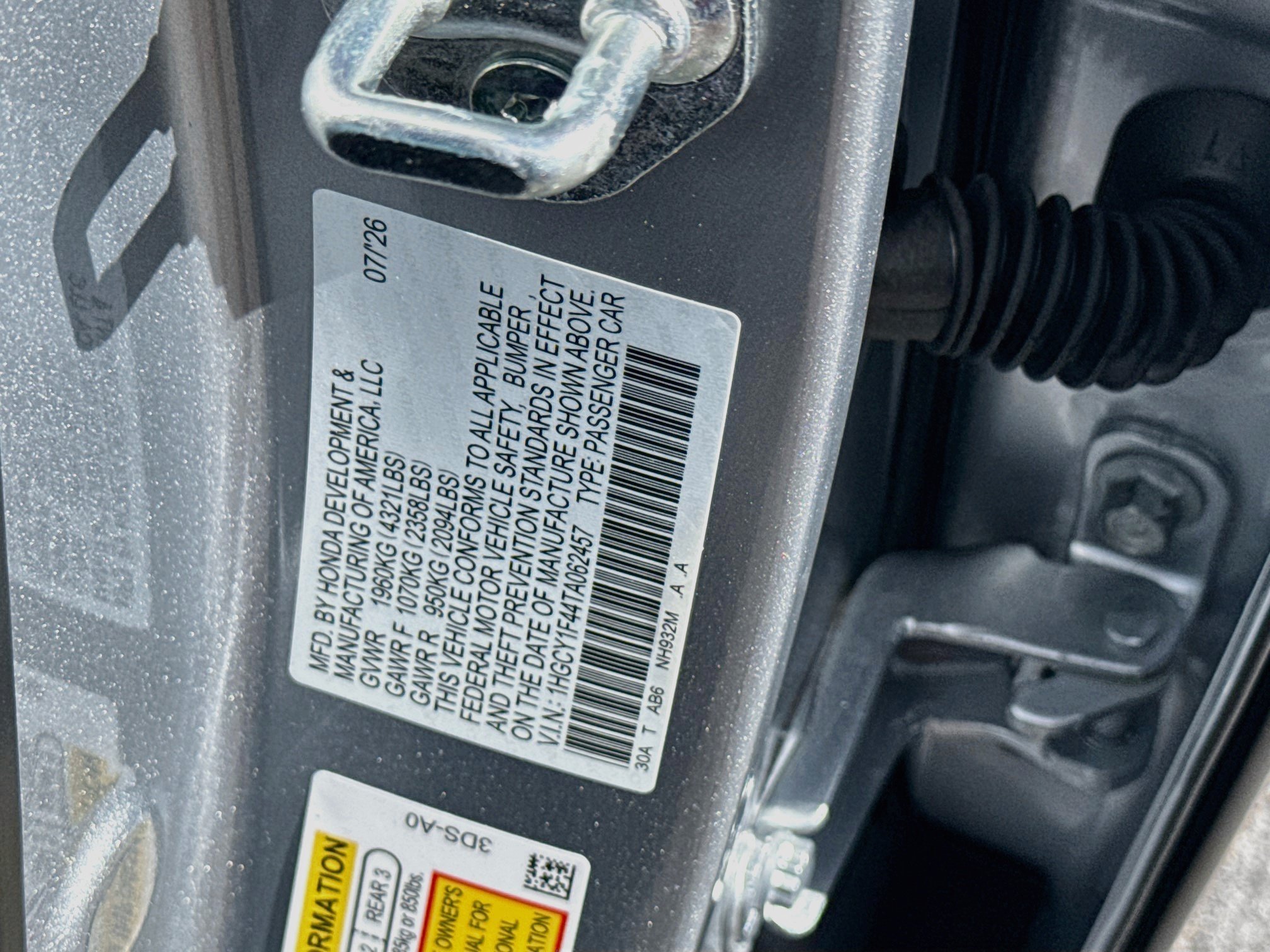 New 2026 Solar Silver Metallic Honda SE image 27