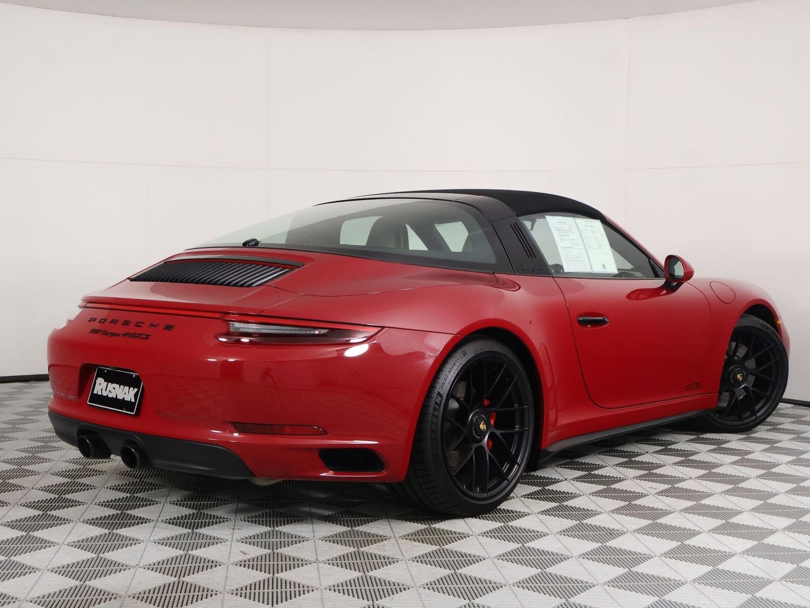 Certified Used 2019 Carmine Red Porsche Targa 4 GTS image 7