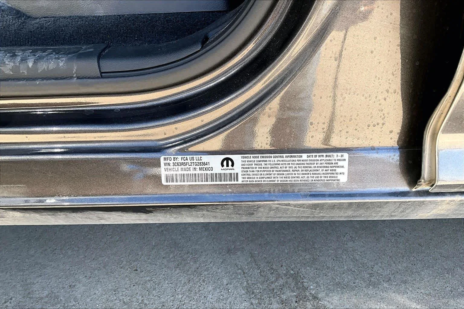 New 2026 Granite Crystal Metallic Clear-Coat Exterior Paint RAM Laramie image 18