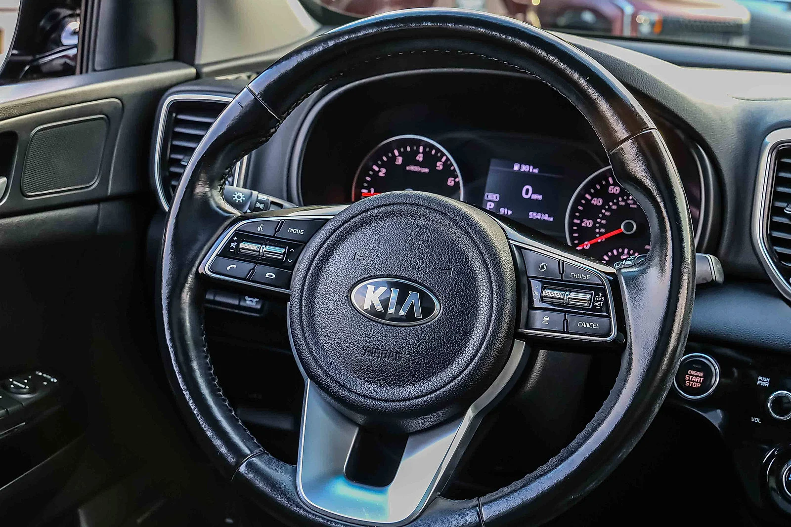 Certified Used 2022 Black Cherry Kia EX image 14