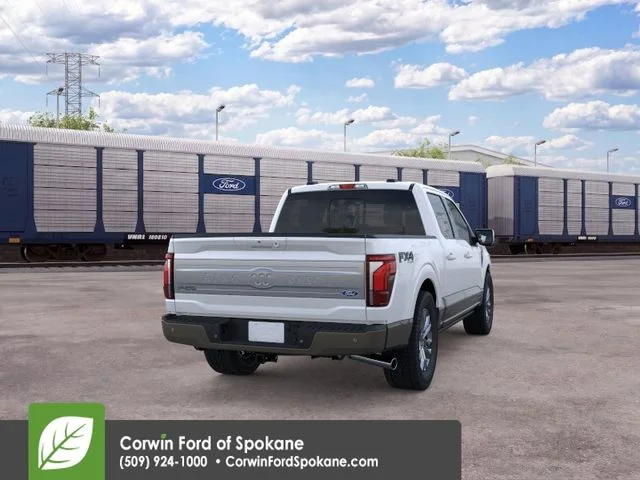 New 2026 Star White Metallic Tri-Coat Ford King Ranch image 9